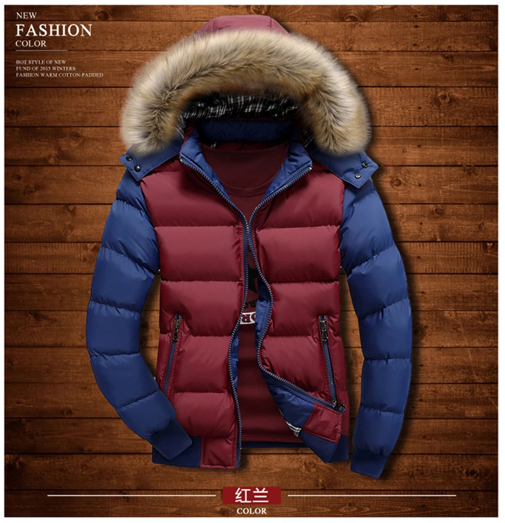 AKSR, новинка, брендовая зимняя куртка, Мужская теплая парка, куртка большого размера, модная брендовая меховая шапка с капюшоном, мужская верхняя одежда, пальто, парка Abrigo Hombre