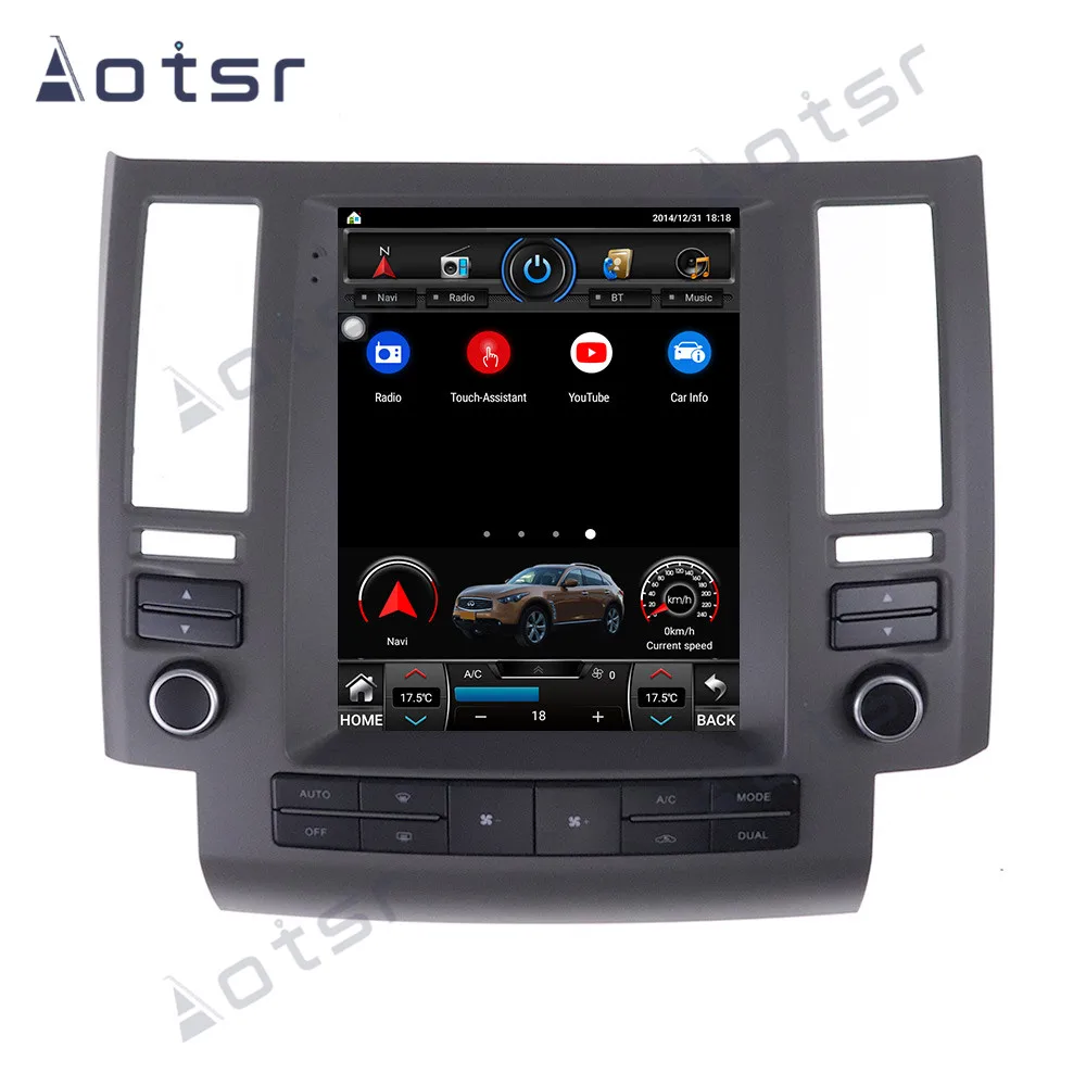 Android 8.1 Tesla Style GPS Navigation For Infiniti FX35 FX45 FX25 FX37 2003 2004 2005 2006 Auto Radio Stereo Multimedia Player Android 8.1 Tesla Style GPS Navigation For Infiniti FX35 FX45 FX25 FX37 2003 2004 2005 2006 Auto Radio Stereo Multimedia Player