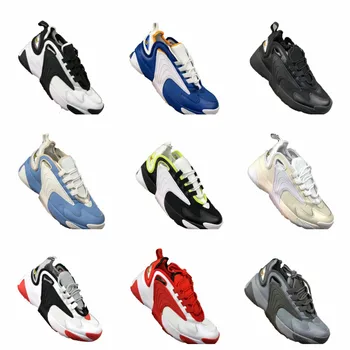 

2020 the new running shoes for men and women ZOOMN 2K seankers white beige outdoor shoes men's resd black sport shoes