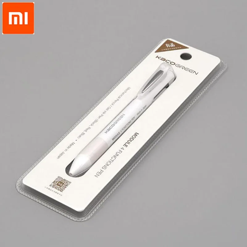 Многофункциональные ручки Xiaomi KACO 4 в 1 гелевая ручка с черными синими красными