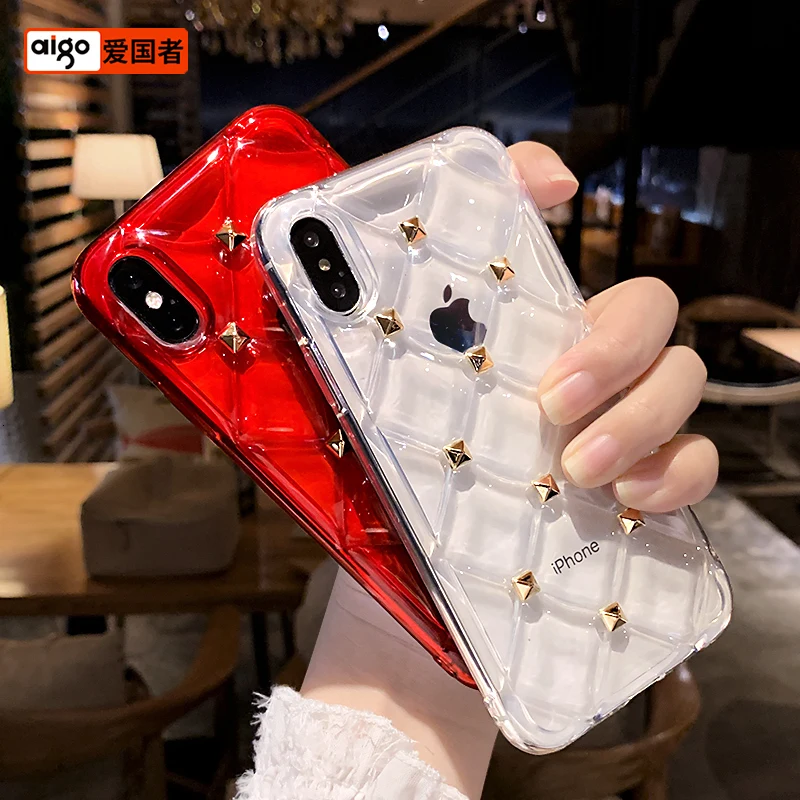 Для iPhone x Силиконовый 8plus полная защита осень 6S женский 7p модный бренд персональный xsmax мягкий для huawei P30/por