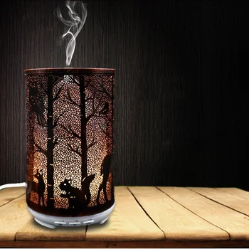 

100ml Capacity Essential Oil Aroma Diffuser Ultrasonic Air Mist Humidifier LED Night Light Gifts Aroma Diffuser New N11