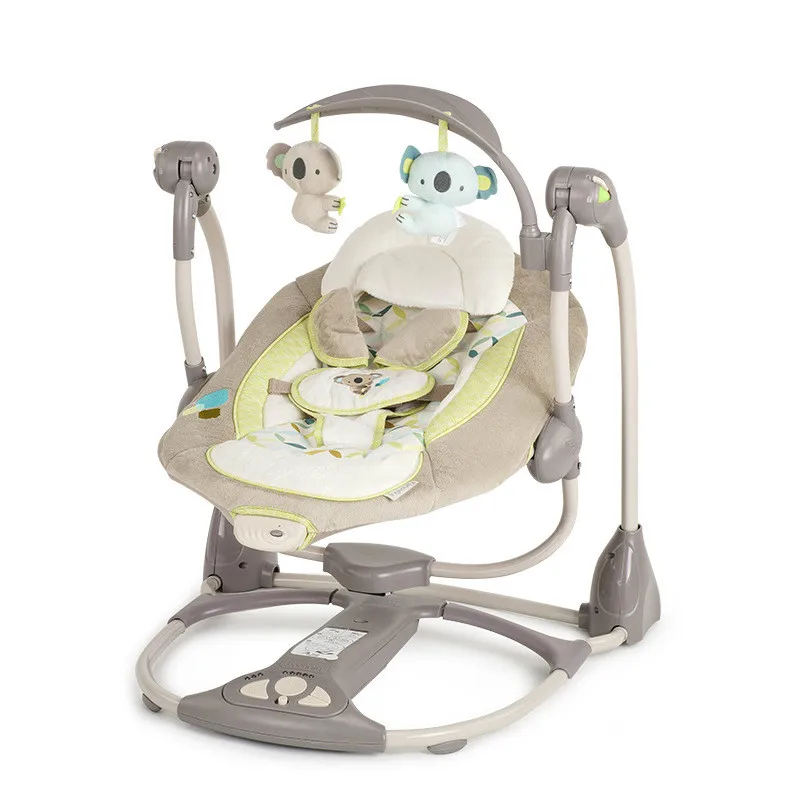 Подарок для новорожденных, многофункциональное музыкальное Электрическое Кресло-Качалка, американское детское комфортное кресло-качалка, детская колыбель, детское кресло-качалка - Цвет: C