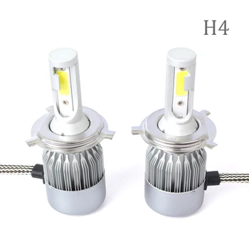 

Super Bright H4 LED Lights Waterproof 100W Bulb White Headlight 8000K 12000LM