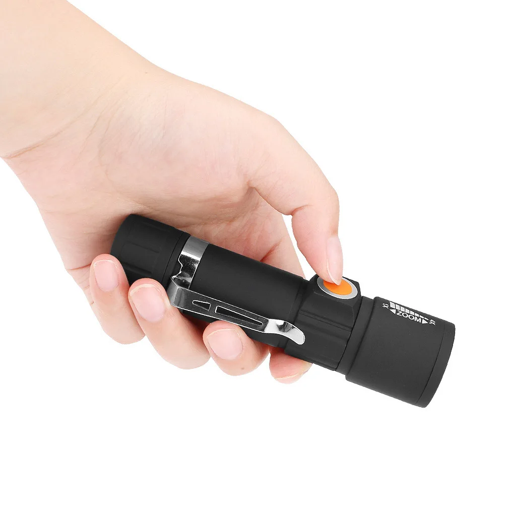Мини USB светодиодный светильник-вспышка перезаряжаемый 3 режима масштабируемый СВЕТОДИОДНЫЙ Фонарь велосипедный светильник-вспышка для наружного кемпинга походный светильник