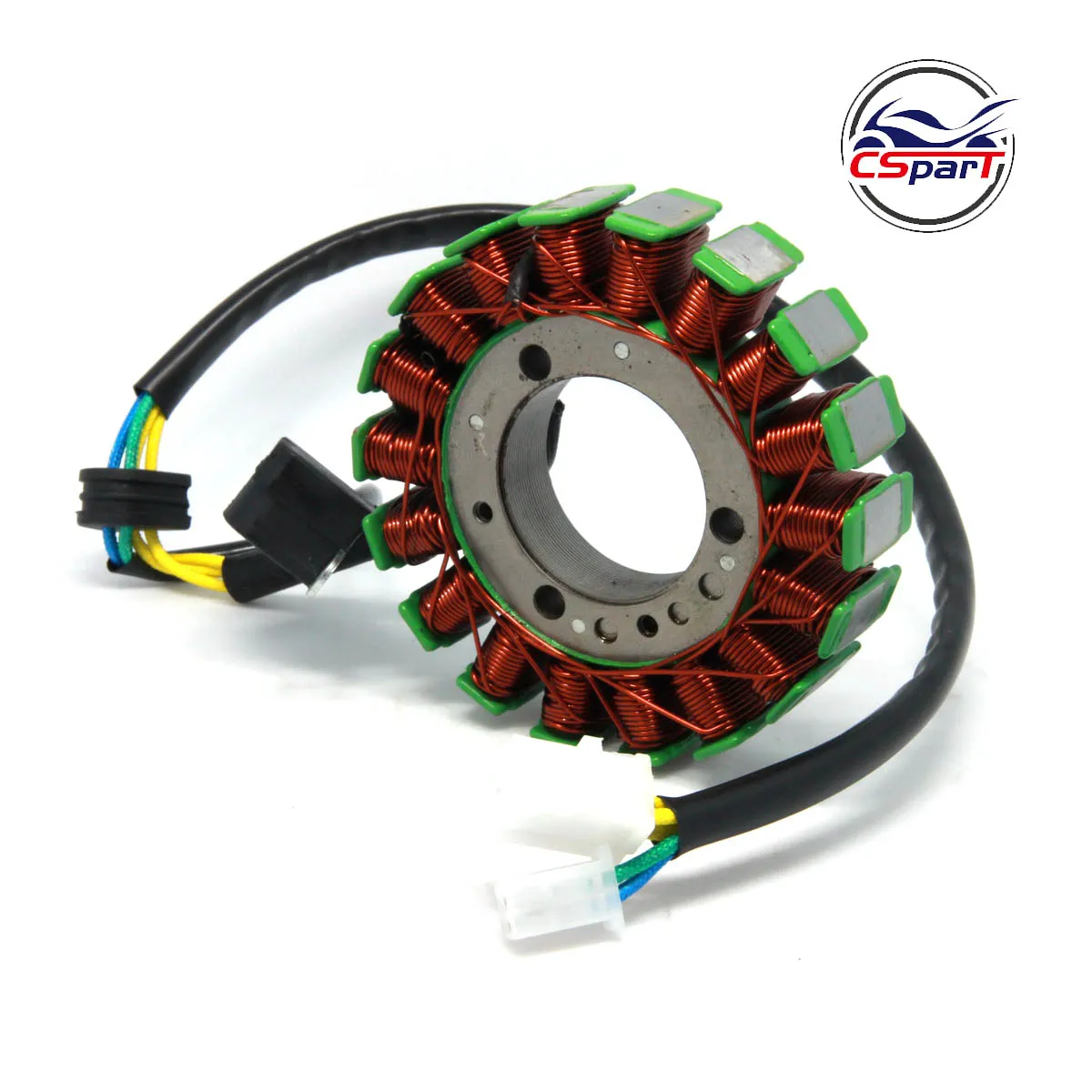 18 намагниченных катушек статор 104 мм для Majesty YP250 ROKETA Linhai VOG 250 257 260 300 LH170MM AEOLUS BMS diamond