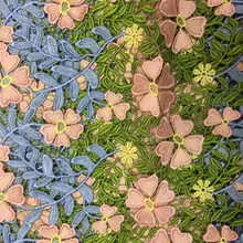 GLace 1Y/1 шт. Высококачественная вышивка многоцветная водостойкая кружевная ткань для творчества красивая одежда платье украшение S0036