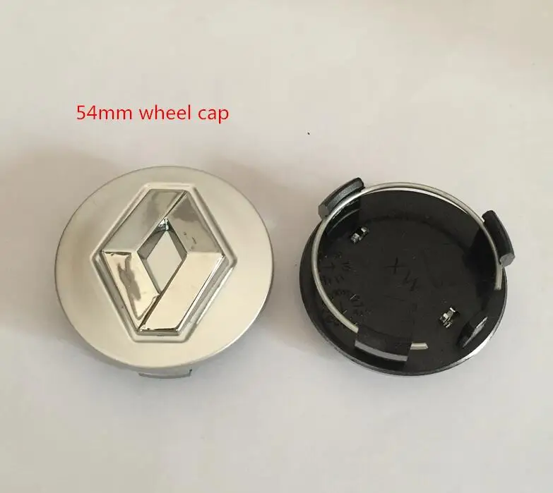 54mm silver cap 1 20 шт. 54 56 57 60 65 68 Renault Clio Scenic TwinGo Laguna Megane 2 3 4 центральный колпак на колесо автомобиля значок Пылезащитная Крышка эмблема наклейка - Цвет: 54mm silver cap 1
