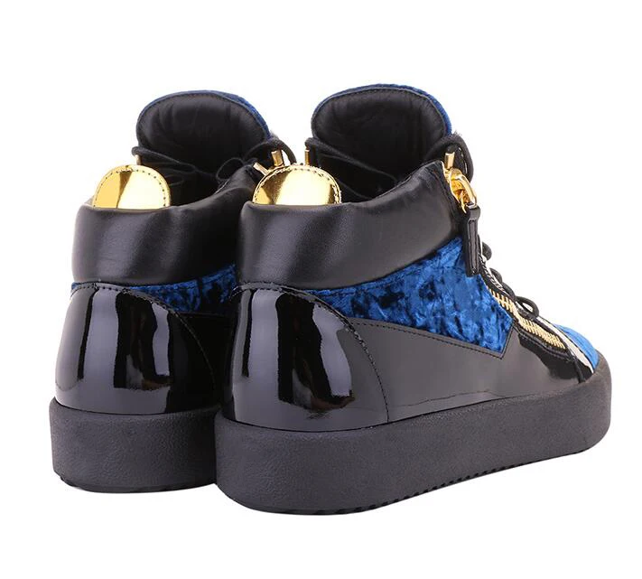 Newest Beertola Flock Men's Sneakers Round Toe Lace Up Zipper Casual Men Flats High Quality Leisure Style Chaussures Hommes 6