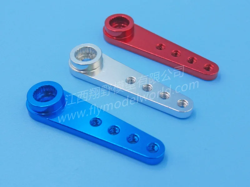FUTABA/JR/HITEC/Sanwa/KO металлический серводвигатель CNC алюминиевый сплав Односторонний Поворотный рычаг рулевого двигателя