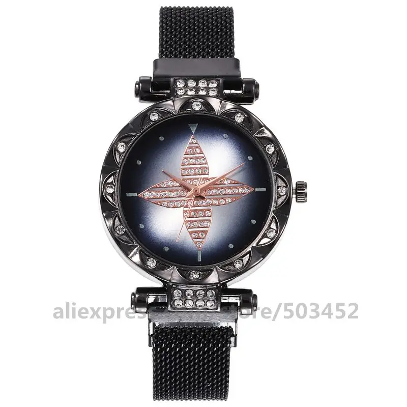 100 шт./лот 920638 Relojes Mujer оптовая продажа ветряная мельница магнитные часы Звездное