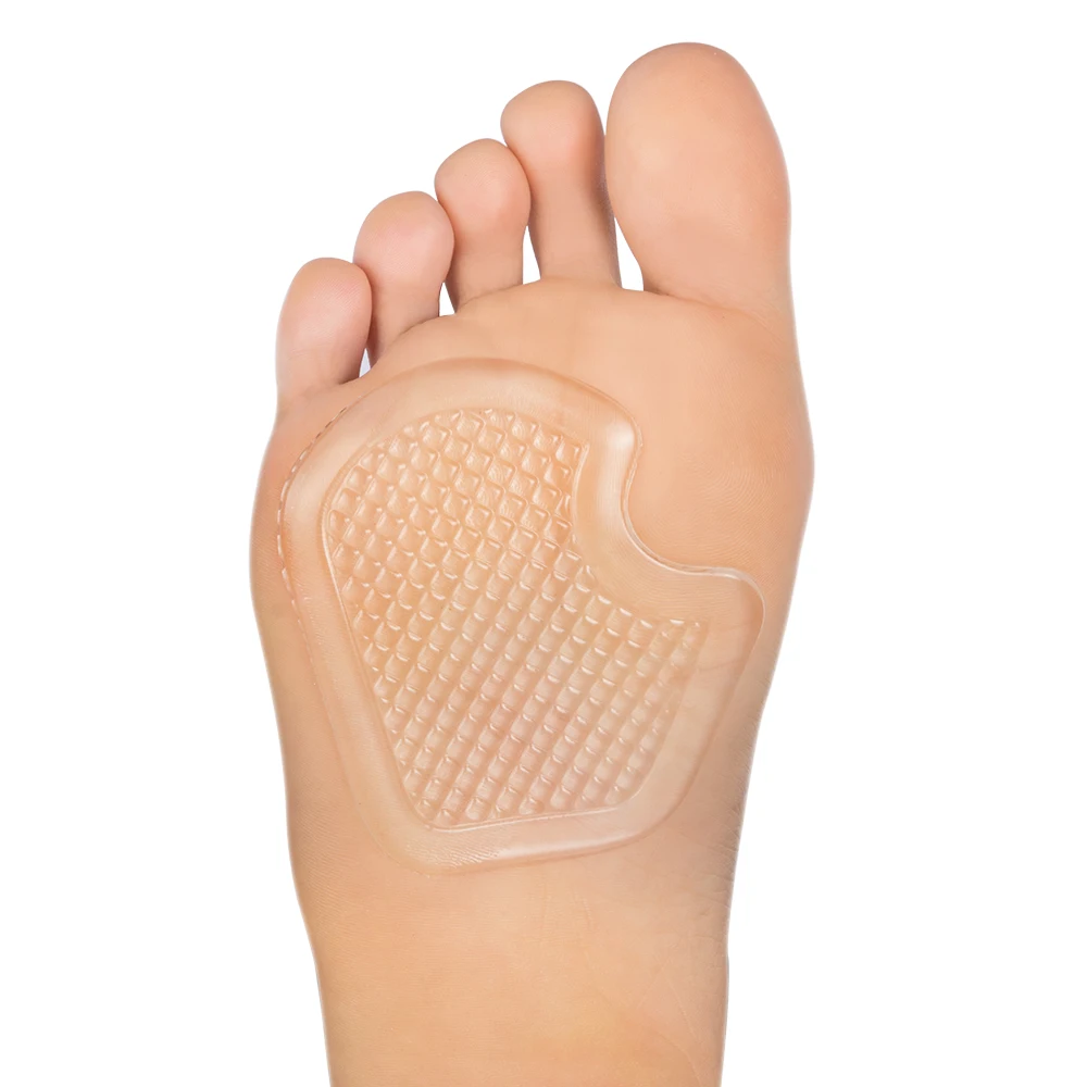 2pcs Transparent Gel Forefoot Pad High Heel Elastic Foot Cushion for Pain Relief Soft Insole Arch Support Non Slip Inserts | Красота и