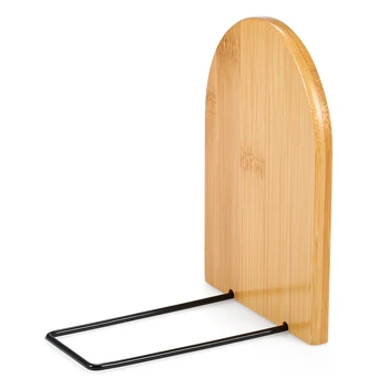 

New Bamboo Anti-skid Bookends Book Shelf Holder Student Book Stand Storage Bookshelf Storage Organizers Nature Wood Book Stand