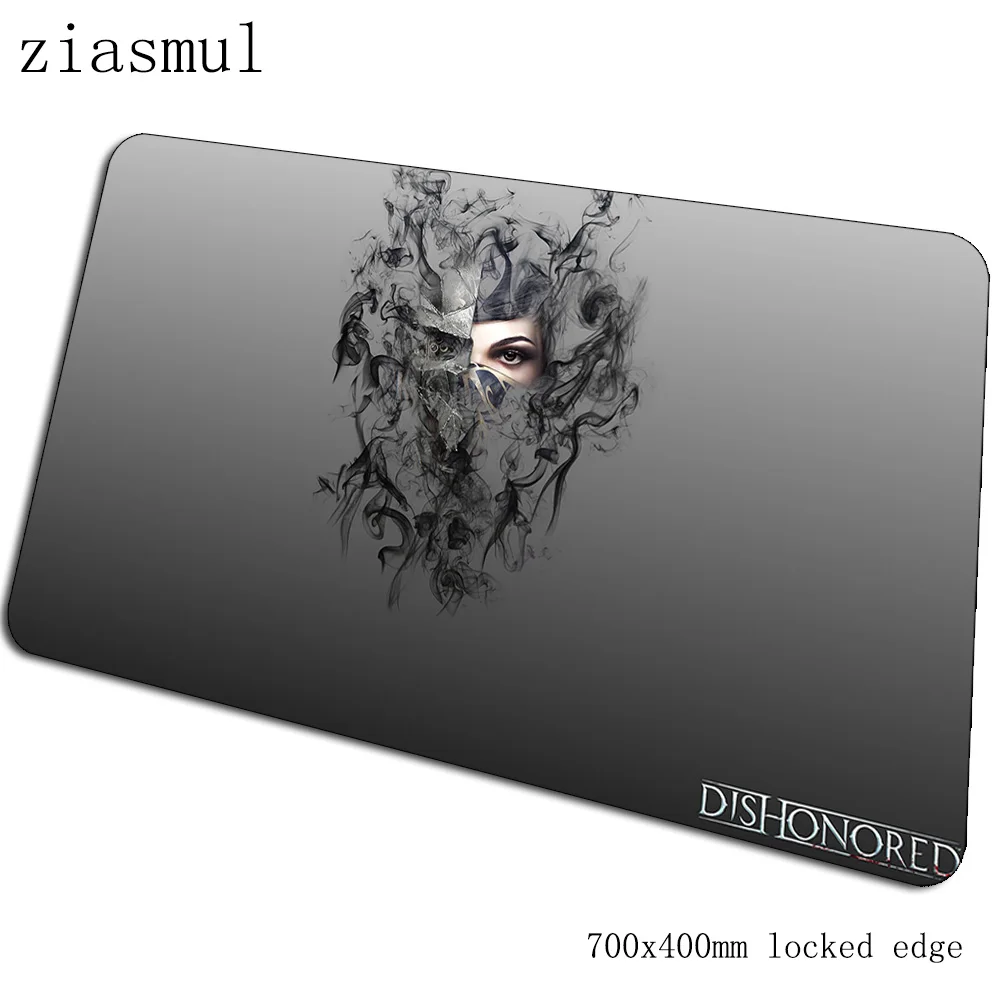 Dishonored padmouse 700x400x3 мм игровой коврик для мыши подарок на Хэллоуин коврик для мыши геймер компьютерный стол 3d коврик notbook mousemate pc