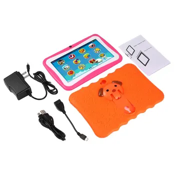 

Ainol 2018 7 Inch Android 4.4 Quad Core Kids Tablet PC 512MB+8GB Professional Learning Education Tablet Computer Children Gift
