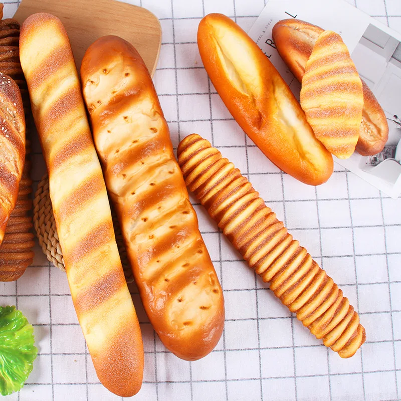 Fake Bread food model food photography props kitchen food toys bread food model fake food prank toys Home Decoration Wedding Party Supply Educational Toys Bakery Shop Window Decorations