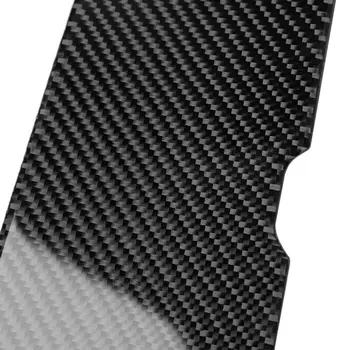 

Carbon Fiber Center Console Water Cup Holder Cover For Ford Mustang 2009-2013