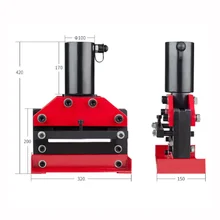 

Hydraulic Copper Busbar Processing Bending Punching Cutting CWC-200