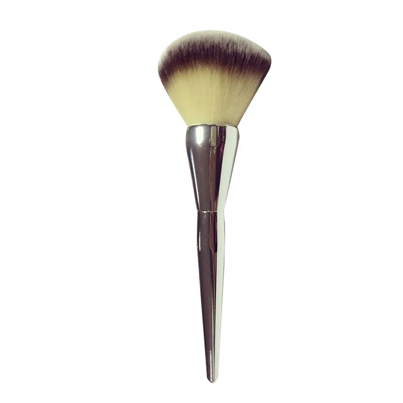 

Single Loose Powder Blush Makeup Brushes Beauty Tool Foundation Repair Make up Fiber Brushes Multifunction Metal Handle Brush