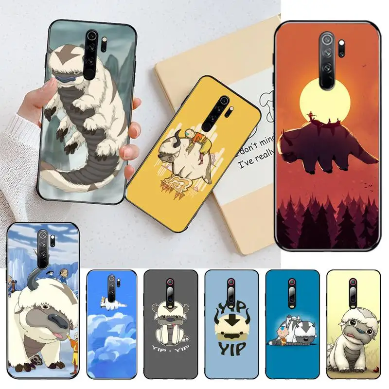

HPCHCJHM Appa Yip Yip Avatar Black Soft Shell Phone Case Capa for Redmi Note 8 8A 8T 7 6 6A 5 5A 4 4X 4A Go Pro