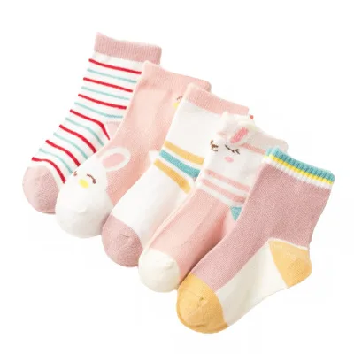 VIDMID Baby Girls Socks Spring Summer Cotton Newborn Baby Socks Baby clothes Kids Socks for 1-9 year Children Boys Socks 4122 01