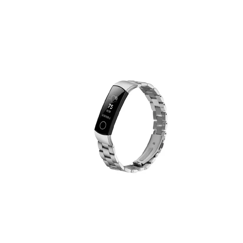Металлический ремешок для часов для huawei Honor Band 4 ремешок Металлический Стальной браслет huawei ремешок Ремешок Браслет из нержавеющей стали замена D8