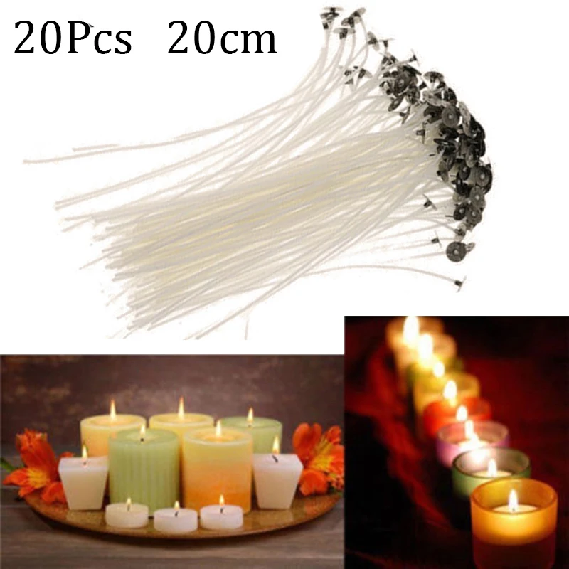 20*20 см свеча фитили Хлопок ядро свеча делая поставки pretabled