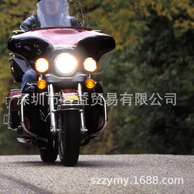 Harley 7-дюймовый головной светильник Harley большой размер затрудняетесь в выборе правильного размера? Светодиодный потолочный светильник, светодиодные полосы освещения мощностью 45 Вт, расстояние светильник головной светильник мотоциклетные фары 7-дюймовый универсальный головной светильник