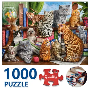 Juegos educativos para niños, de 1000 piezas puzle, rompecabezas para adultos, juguetes educativos para adultos, 1000 piezas
