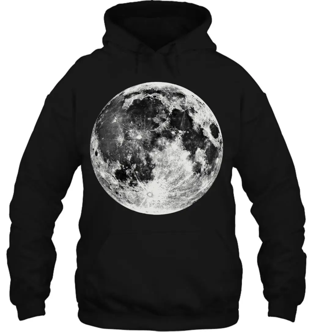 Мужская толстовка с капюшоном Full Moon Phase футболки tumblr Moon prinунисекс Молодежная женская уличная одежда