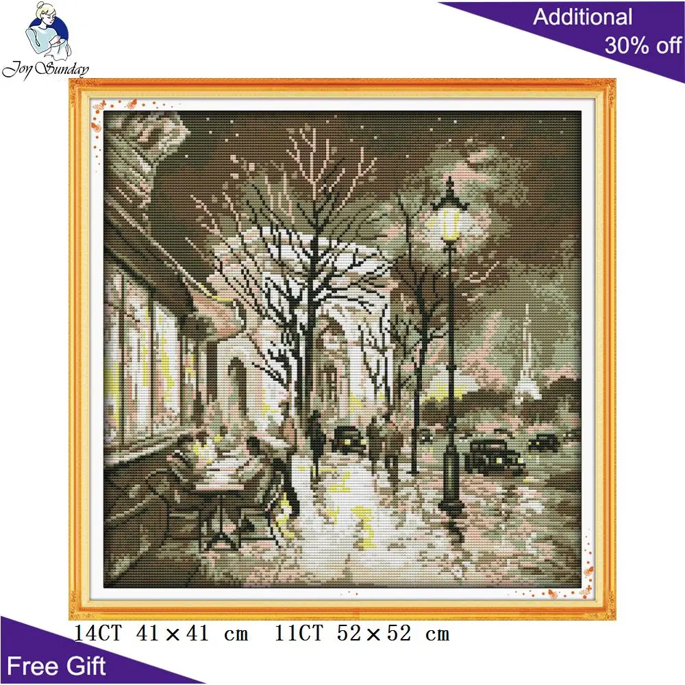 Набор для вышивки крестиком Joy Sunday Night F746 14CT 11CT |