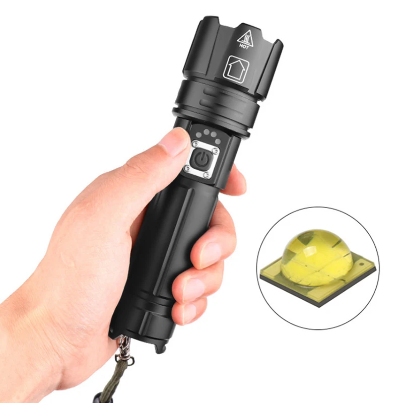 XANES XHP90.2 Zoomable Flash светильник usb зарядка 3 режима IPX6 светодиодный светильник 18650 Зарядное устройство USB кабель лампа фонарь