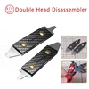 Double-Head Disassembler High-Hardness Manganese Steel Carbon Fiber Manual DIY Opener Model Tool Hobby Making Accessory 1