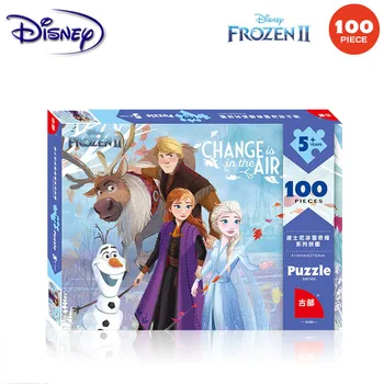 

Disney Princess Asha Anna Frozen 2 Carton Puzzle 100 Piece Flat Paper Puzzle Child Early Learning Educational Toys
