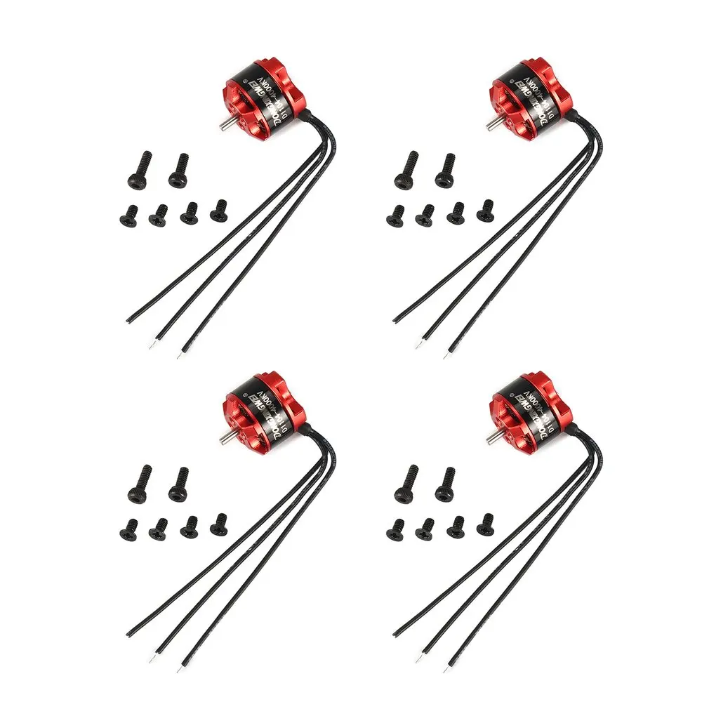 4 шт DXW D1104/D1106 4000KV 1 3S мини 5 мм бесщеточный двигатель для 90 микро RC гоночный Дрон
