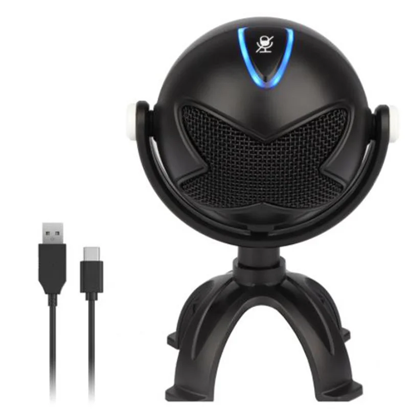 Конденсаторный микрофон Alien Snowball USB-микрофон для записи видео и видеоконференций