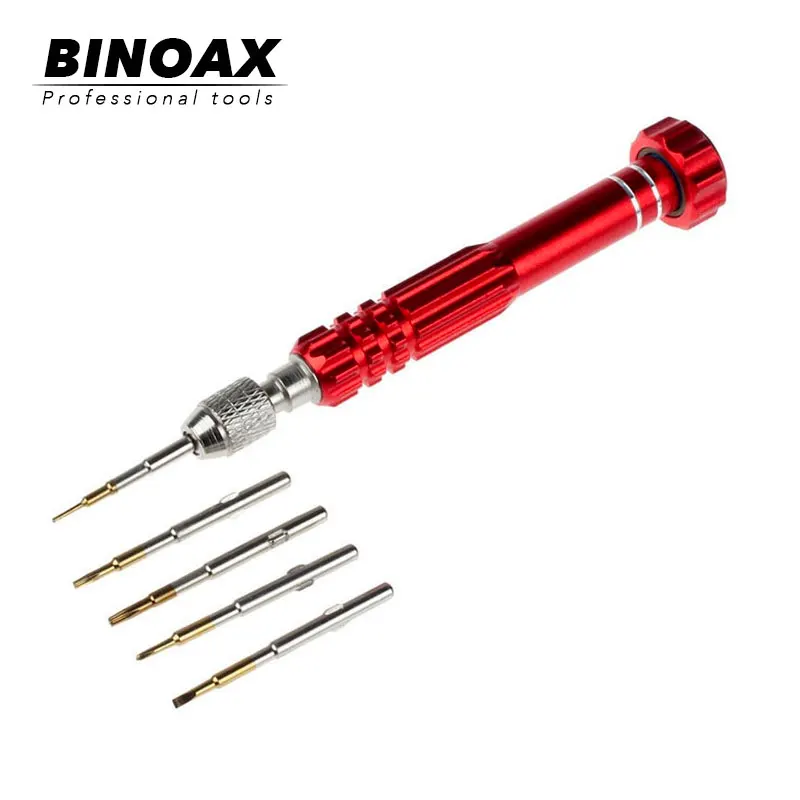  BINOAX 5 in 1 Precision Torx Screwdriver Cellphone Watch Repair Mixed Set Tool Kit