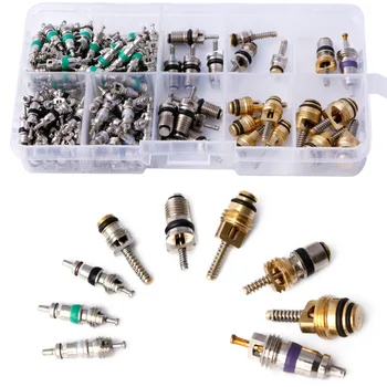 

134Pcs R134A A/C Car Auto Air Conditioning Valve Core Car Tire Assortment Kit