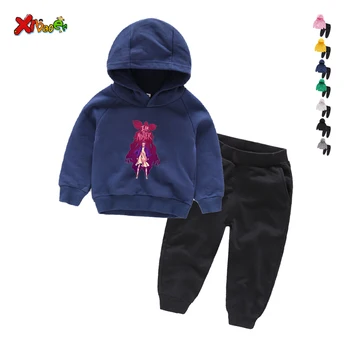 

Toddler outfits Boys Clothes Autumn Winter Kids tracksuit Clothes Hooded+Pant Children Clothing Suit For Boys Sets 2 3 4 Year
