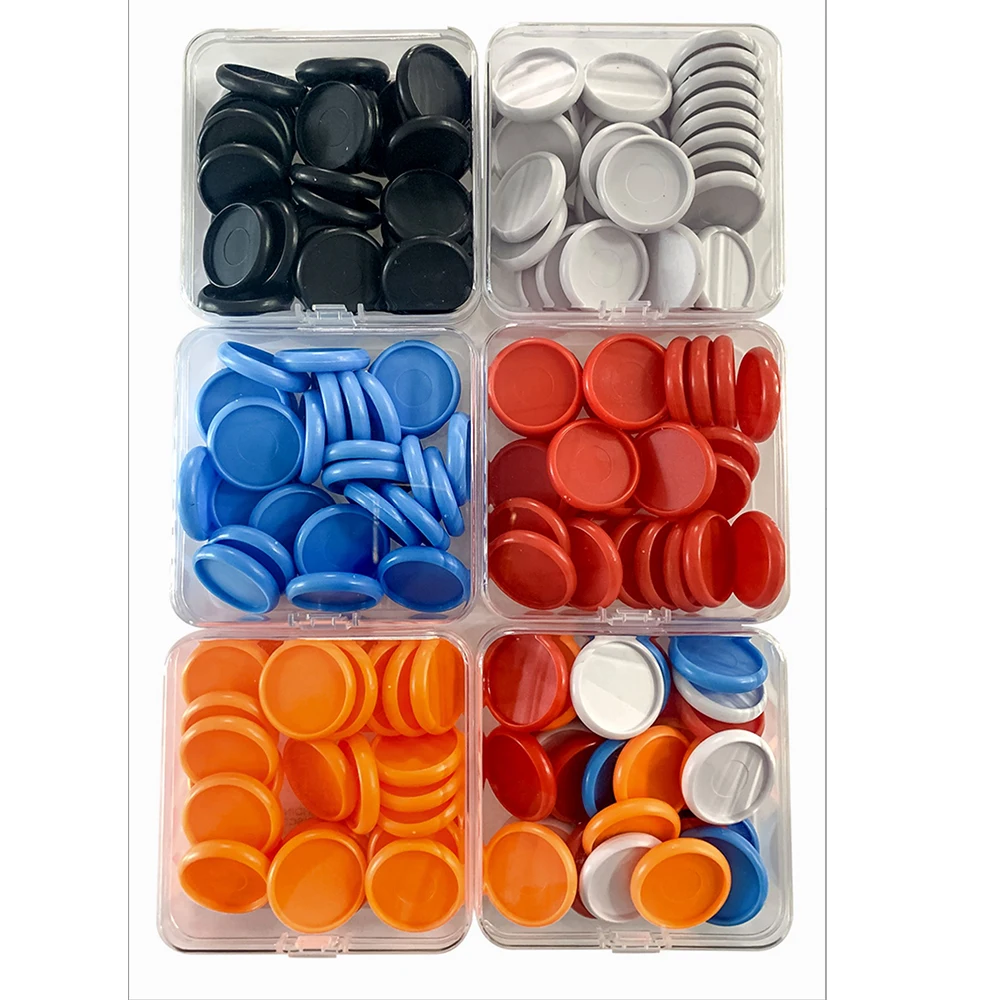 Fromthenon 30/50pcs/box Colorful Disc Binding Discs Rings for Mushroom Hole Discbound Planner Binder Notebook Binding Supplies