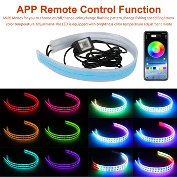 

30CM Turn signal Light Strip APP Sequential LED Car Accessory Replacement