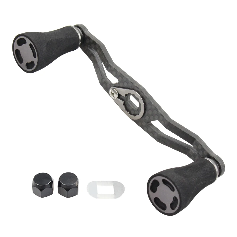 Ekfan-カーボンハンドル,evaハンドル付き,105mm,ダイワshimano用