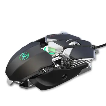

Mechanical Define the game USB Wired 6400DPI Adjustable Gaming Mouse Mice For PC Cool LED variable light effect Comfortable
