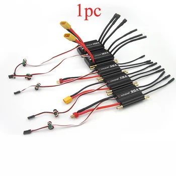 

1PC Boat Model Waterproof Brushless ESC 50A 70A 90A 120A 150A ESCs Water Cooling Two Way Electronic Governor 2-6S for DIY Parts