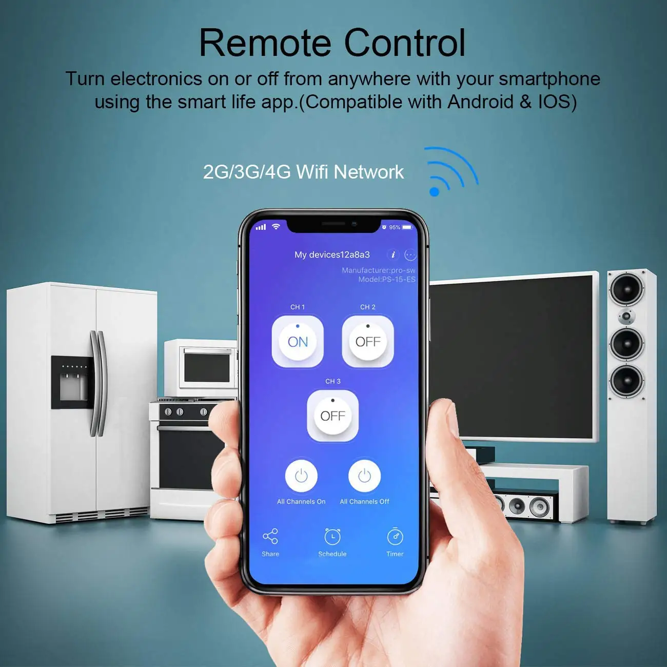 Wifi Smart power Strip Защита от перенапряжения UK Plug удлинители независимый переключатель дистанционное управление работа с Alexa Google Home