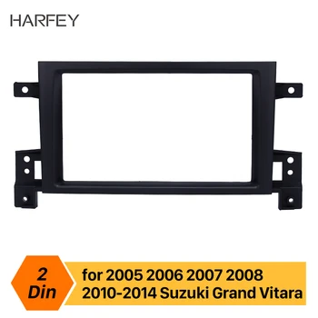 

Harfey Radio Fascia 173*98mm Dash Panel Frame Stereo Dashboard Auto Mount Kit For 2005 2006 2007-2014 Suzuki Grand Vitara 2 Din