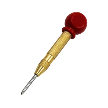 

1red handle 5 Inch Automatic Center Pin Punch Spring Loaded Marking Starting Holes Tool