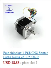 3 пьезы 17HS3430 4-plomo Nema 17 двигатель paso a paso 42 двигатель 42 BYGH 1.2A ce rosh iso CNC lаser corte de Plasma de espuma de mol
