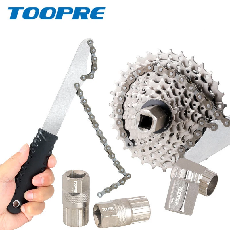Toopre Bicycle Cassette Freewheel Removal Repair Tool Card Flyewheel