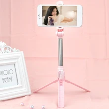 3,0 Беспроводная Bluetooth селфи палка штанга дистанционного спуска затвора выдвижной штатив подставка для телефона кронштейн